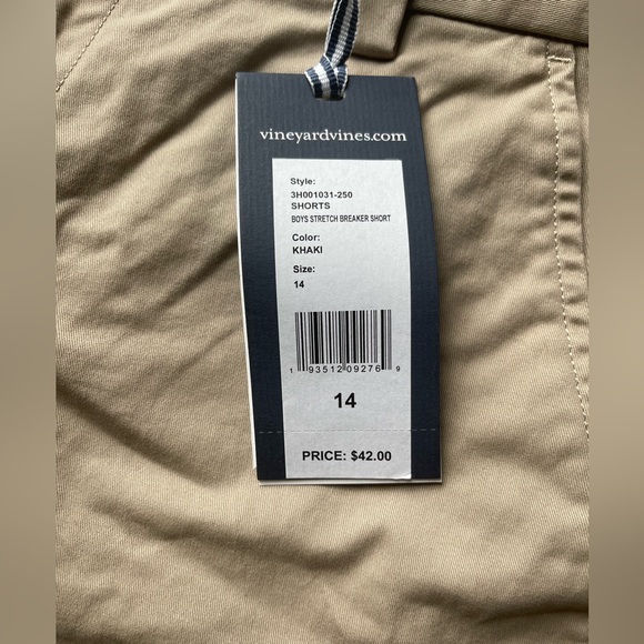 Short Chino Homme Vineyard Vines - Taille 42 - Beige - Entrejambe 10" - Preppy - Vietnam